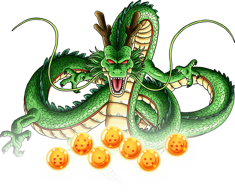 Shenron and seven dragon ball