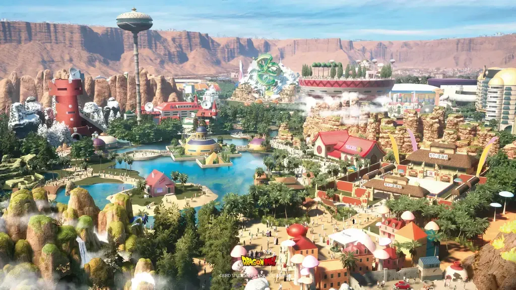 Dragon Ball Theme Park in Qiddiya City